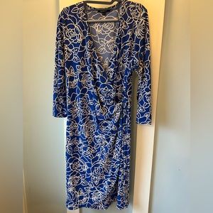 Beautiful faux wrap dress with detail